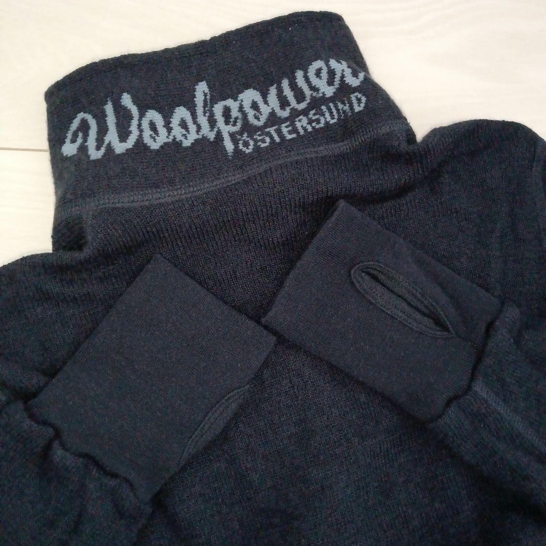 ウールパワー フルジップ ジャケット 400 サイズM ネイビー