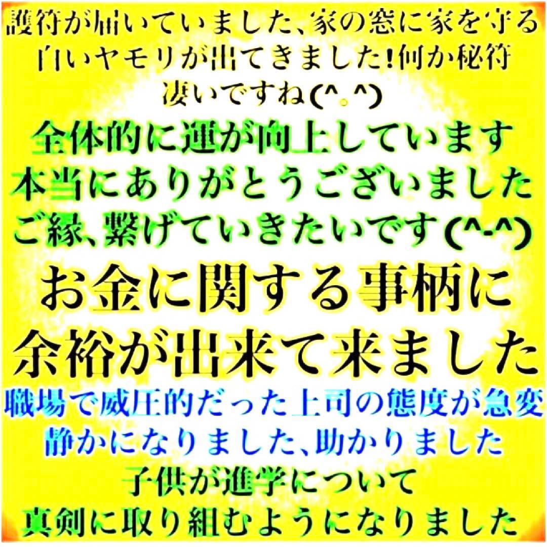 秘符(shiro)美容　美肌　金運　収入　利益　開運　護符　霊符　お守り