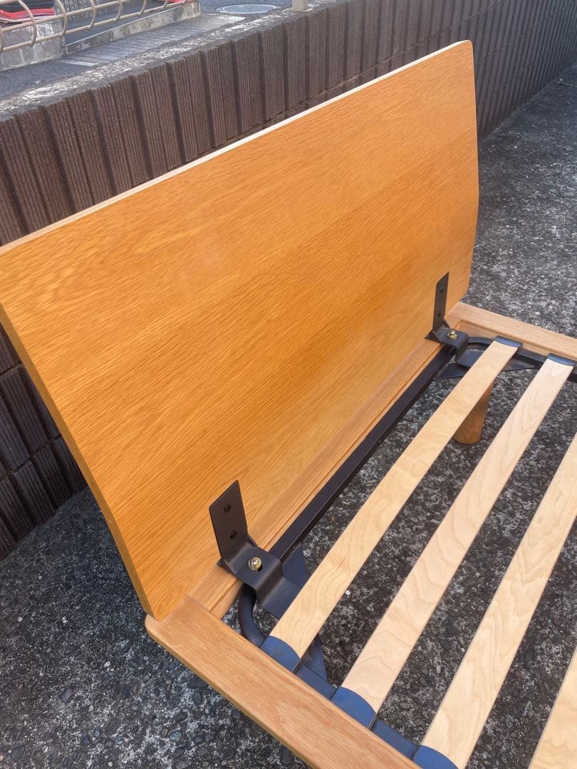 【引取限定】無印良品　ベッド　フレーム　マットレス　シングル　葛飾区