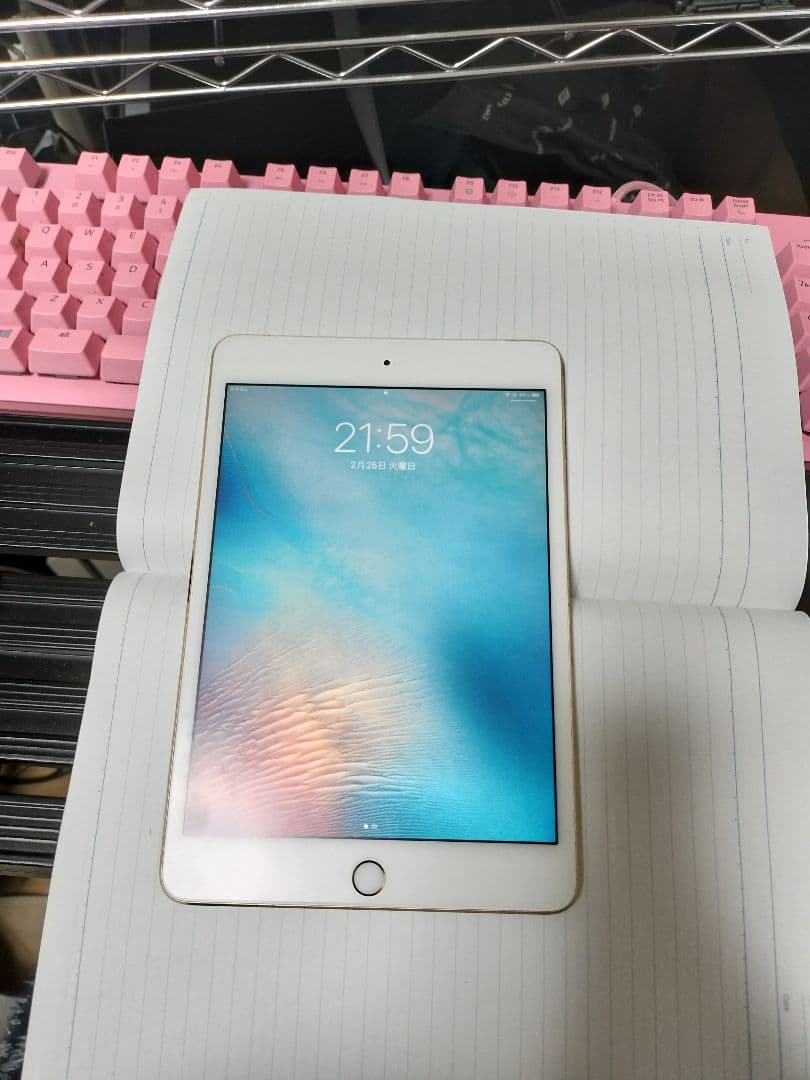 iPad mini 4 ゴールド 本体 16GB Wifi　Cellular