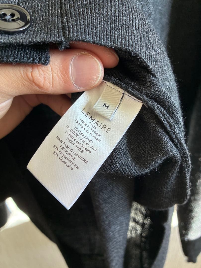 【美品】LEMAIRE RELAXED TWISTED CARDIGAN