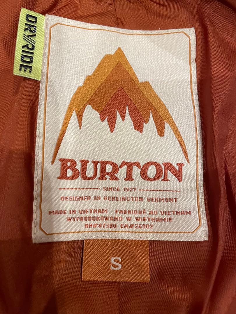 美品　BURTON スノーボードパンツ　レディース　サイズS