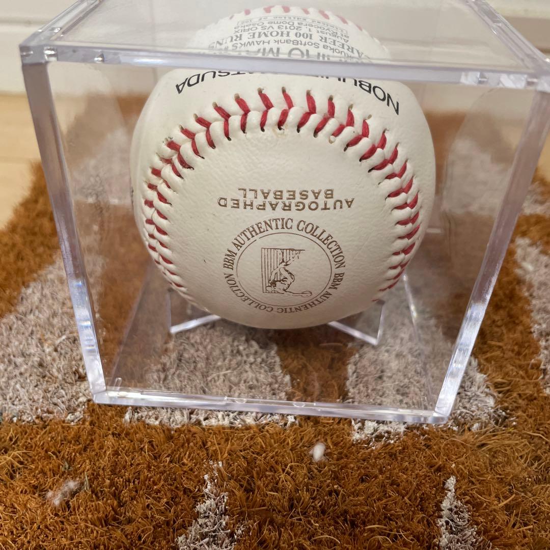 松田宣浩　実使用スパイク　サインボール　ボブルヘッド　3点セット　ソフトバンク