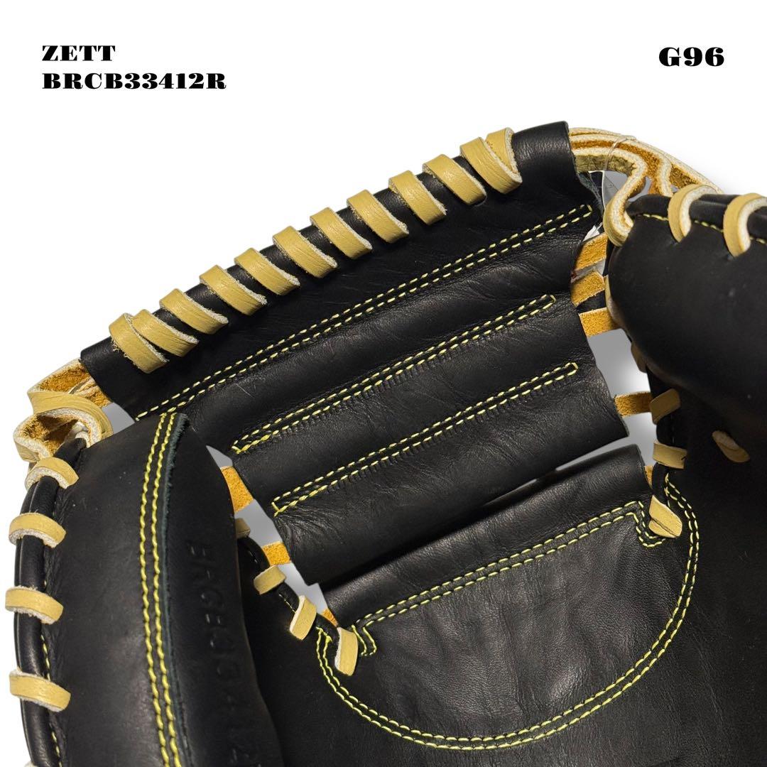 未使用品！ ZETT ゼット キャッチャー ミット 右投げ用 LH 軟式 捕手