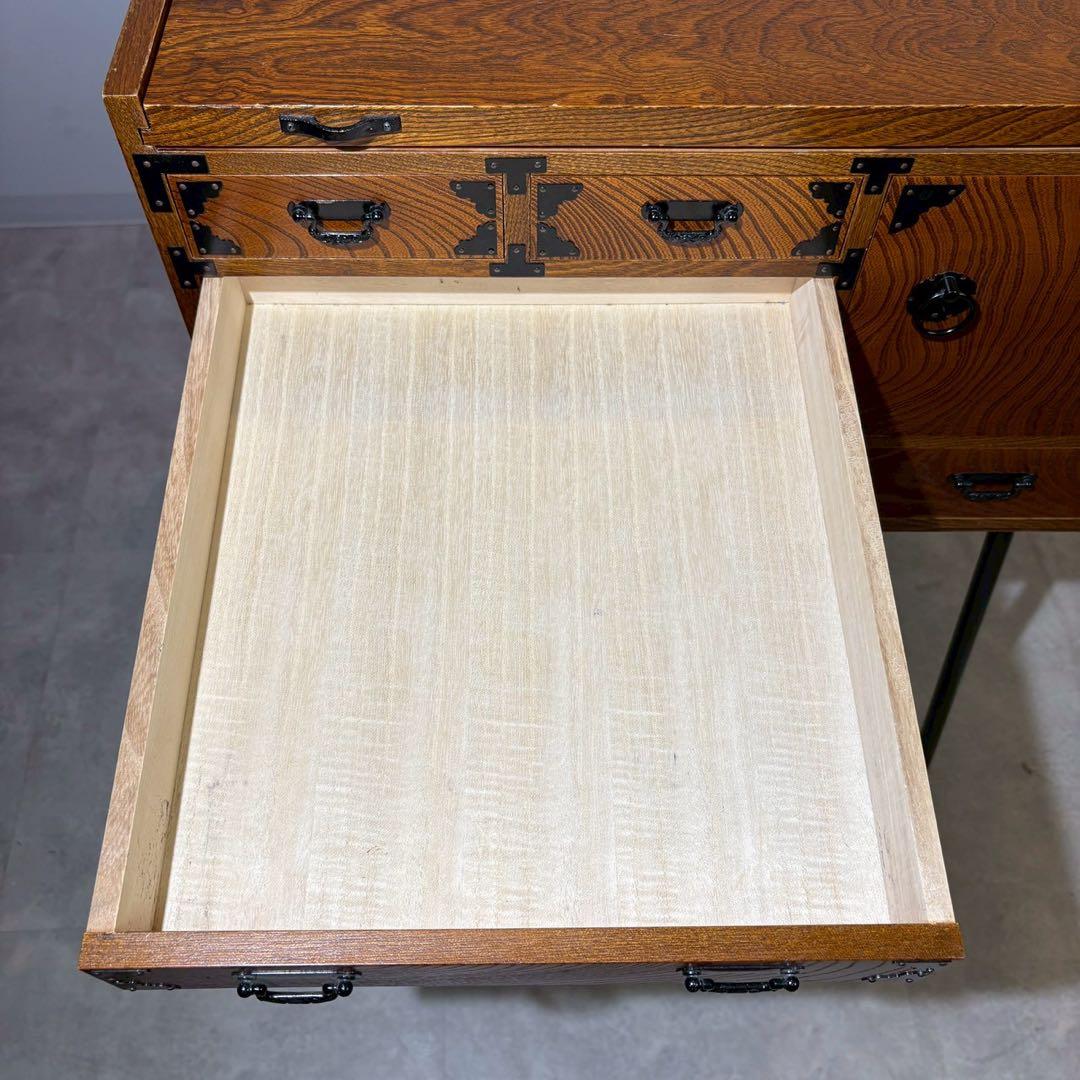 脚付和箪笥　小袖机　箪笥　リメイク家具　脚付棚　和家具　時代家具　和モダン