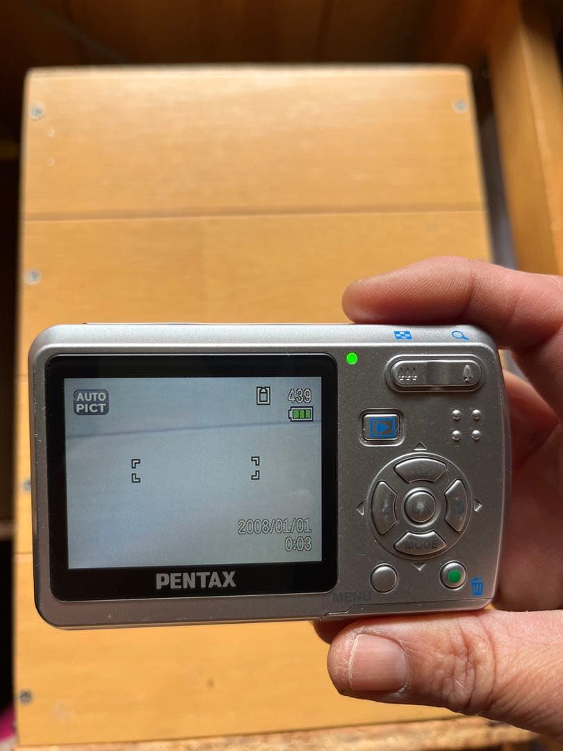 PENTAX Optio E50コンパクトデジタルカメラ 単三電池駆動！
