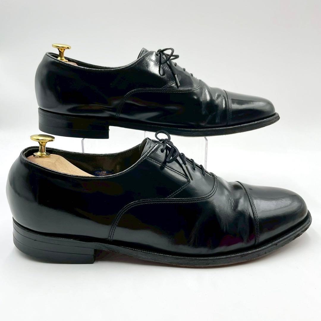 フローシャイム 革靴 ストレートチップ 20331 黒 28cm Y1432