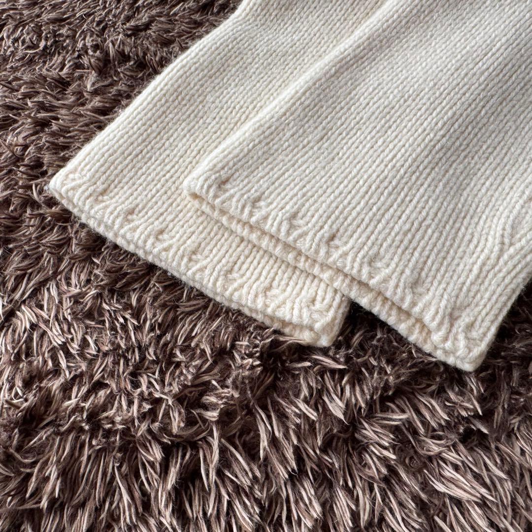 マックスマーラ カシミヤ混 フーディー カーディガン ベルト ウォッシャブル M