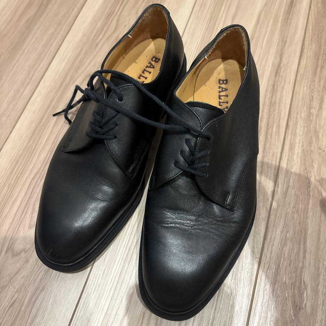 BALLY 黒 レザー シューズ EU40
