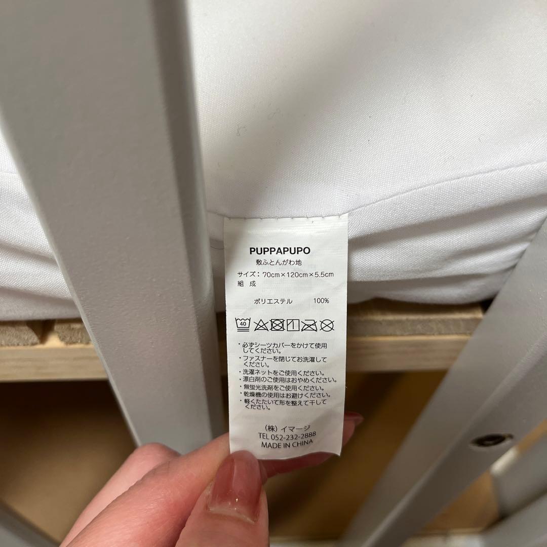 【美品マットレス&シーツ付】カトージ KATOJI ベビーベッド ハイポジション