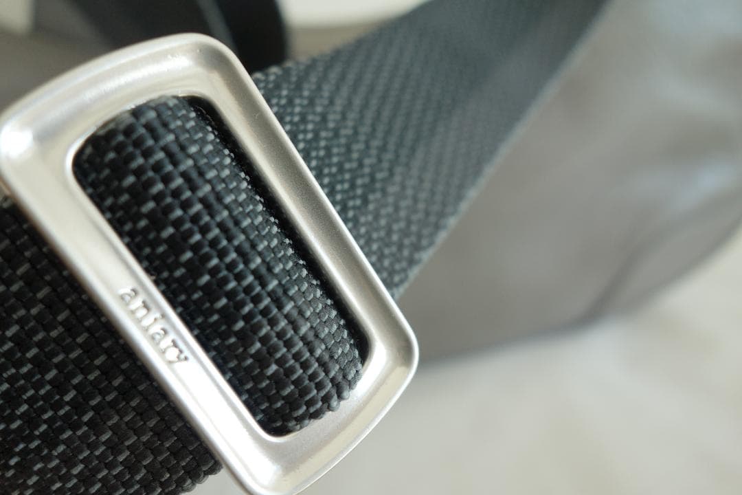 【美品】 aniary [アニアリ] ショルダーバッグ （ライトグレー）