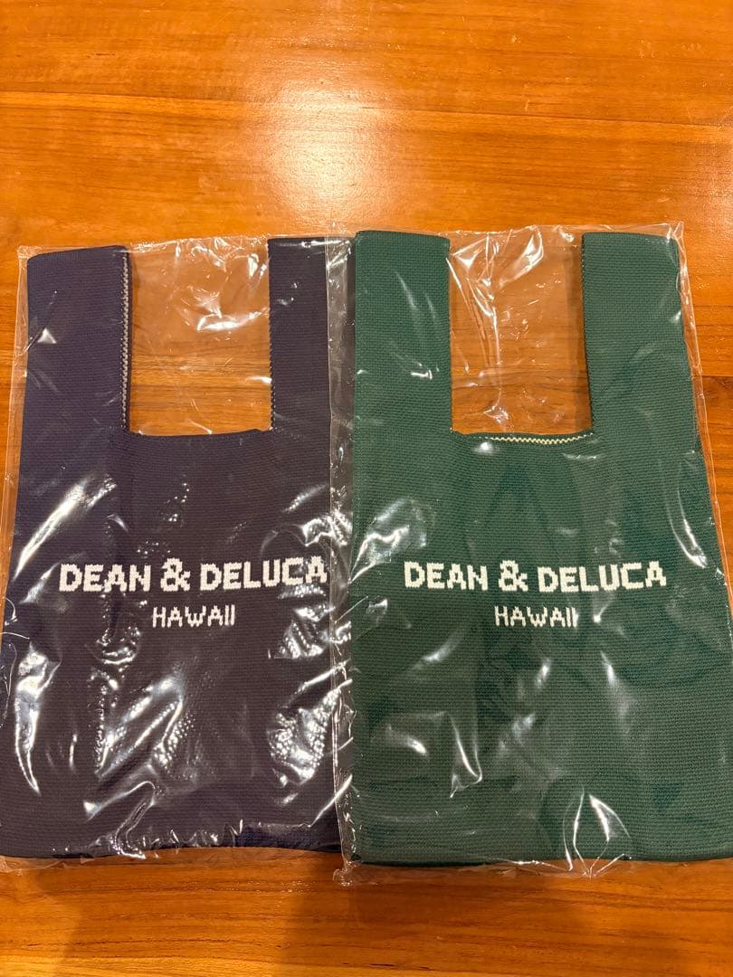 【限定新品タグ付】DEAN&DELUCA HAWAII限定ニットトート2枚セット