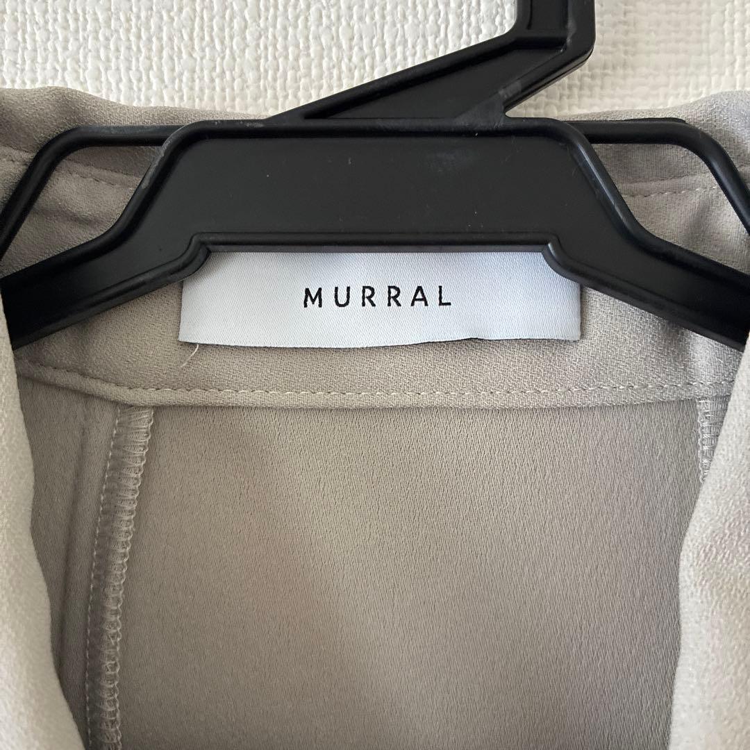 【murral】フラワー刺繍シャツ【サイズ1】