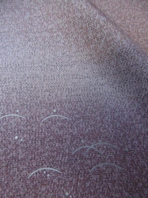 未着用に近い！本場縞大島紬＊中昌紬織物＊奄美浪漫＊訪問着＊１５６ｃｍ＊裄６５