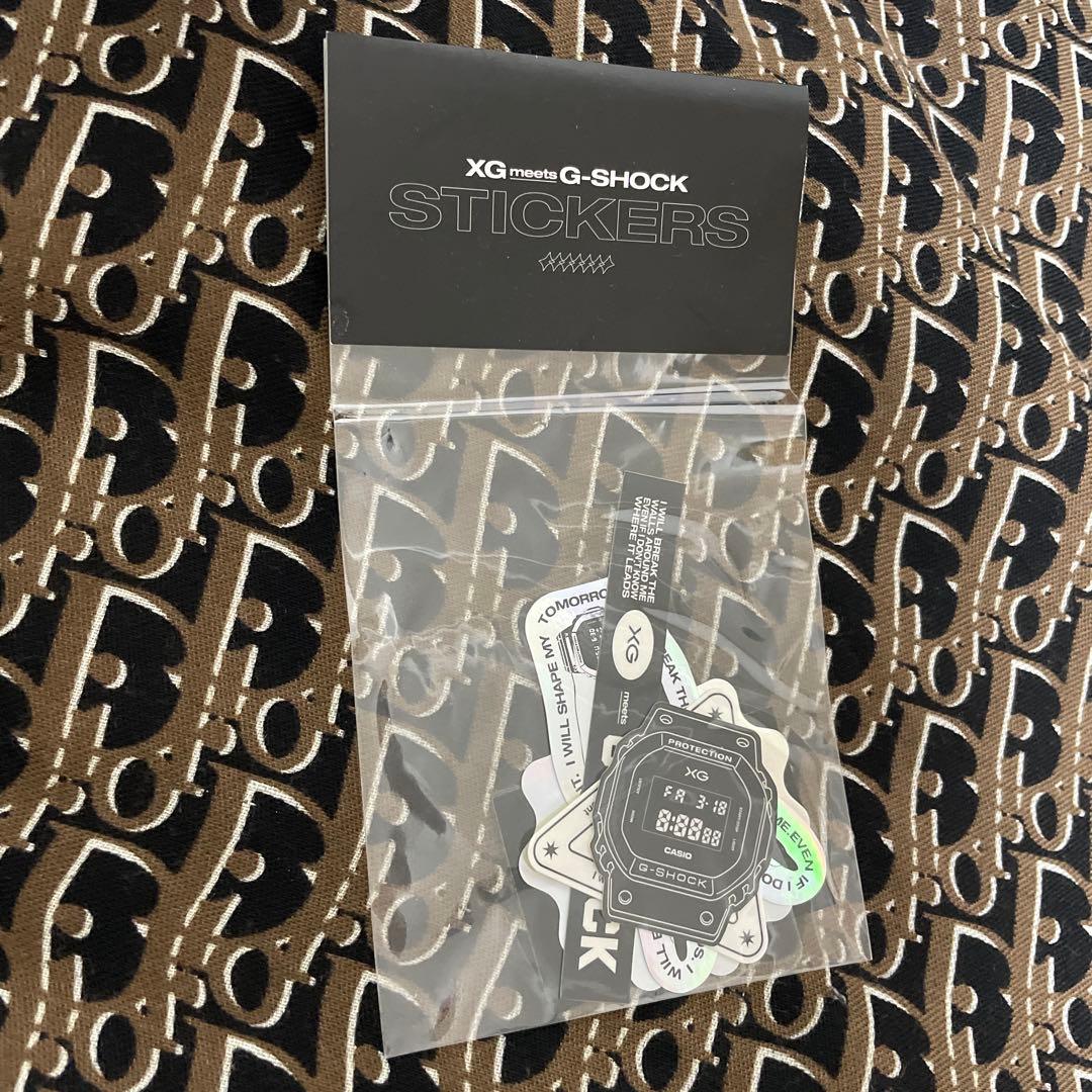 CASIO Stranger Things タグ付き ノベルティステッカー