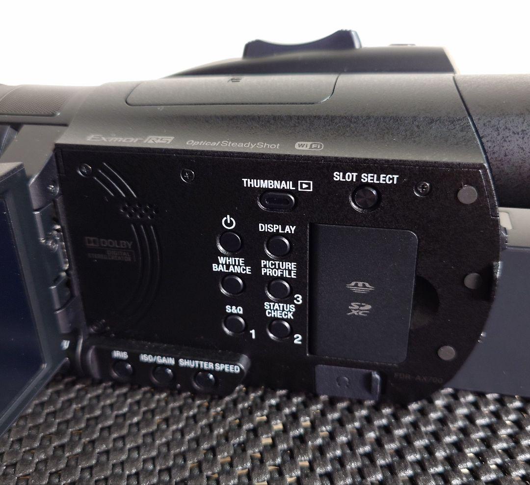SONY FDR-AX700 4Kビデオカメラ 【超美品】 通電時間4×10H