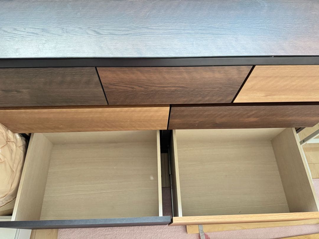 ニトリ ローチェスト ランダム 120LC DBR（6段）