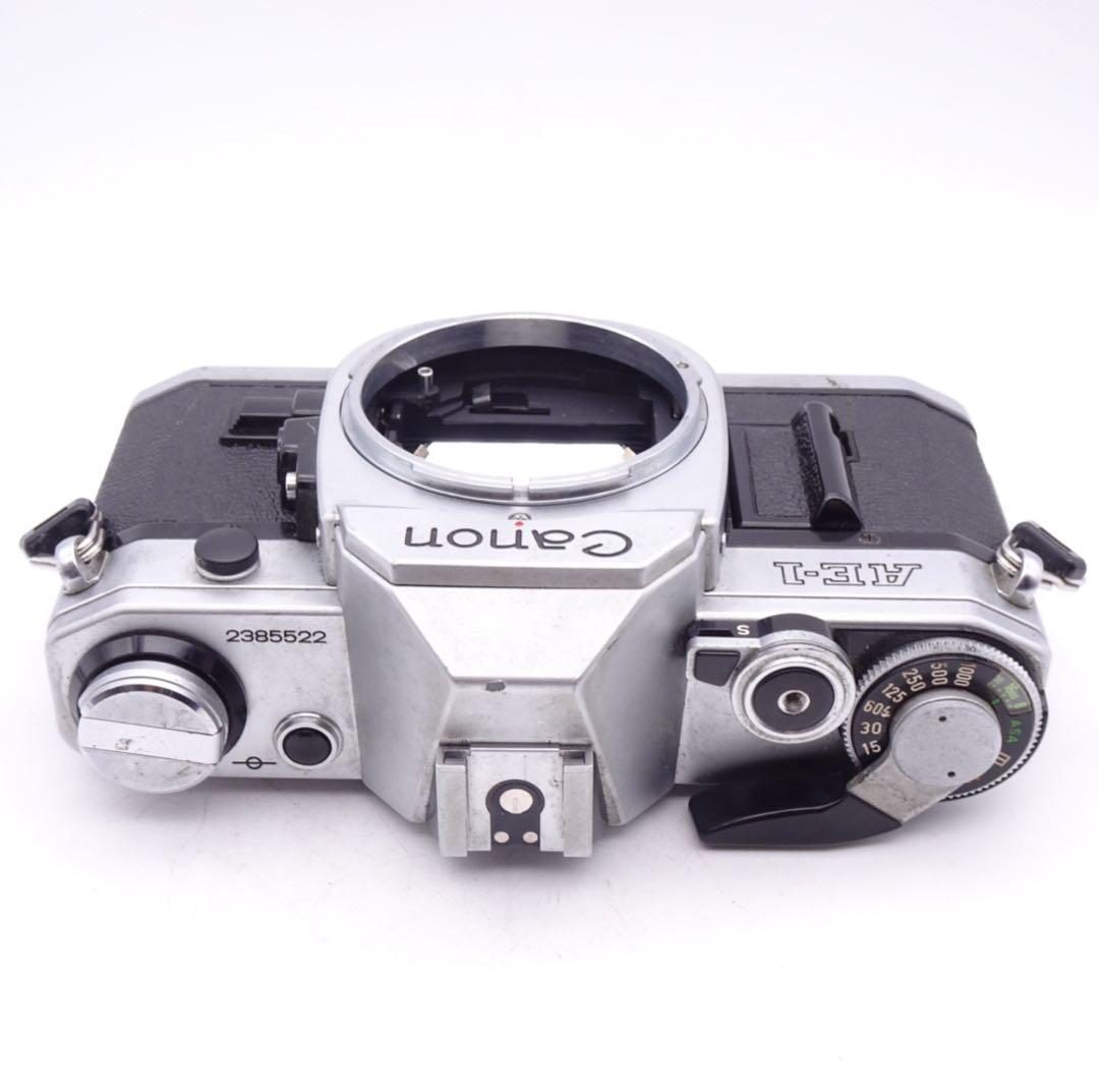 【動作確認済】 Canon AE-1 ボディ シルバー 一眼レフ フィルムカメラ