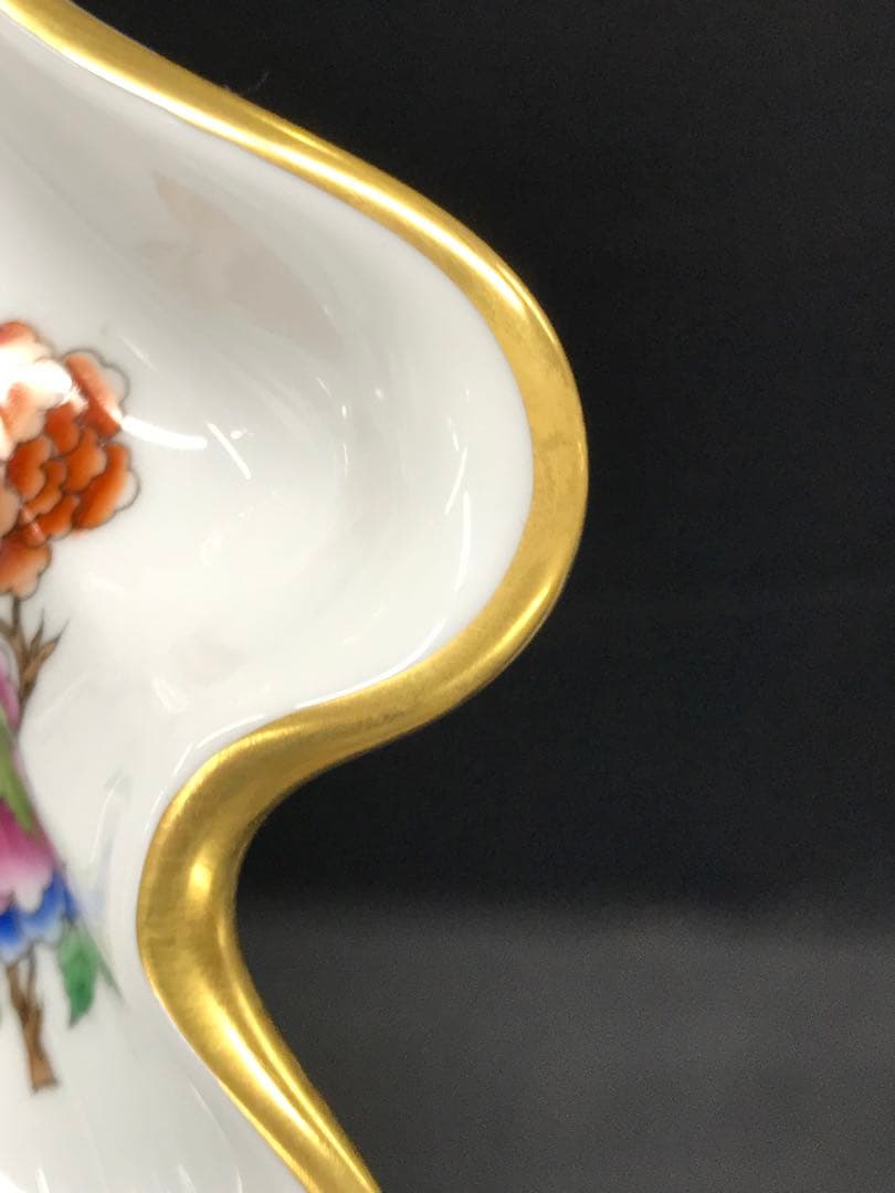 【美品】HEREND ヘレンド　ビクトリアプレイン　シェルディッシュ　プレート