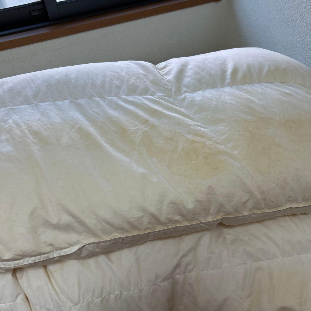 最高級！グランドマザー　グースダウン掛け布団！クリーニング済み！