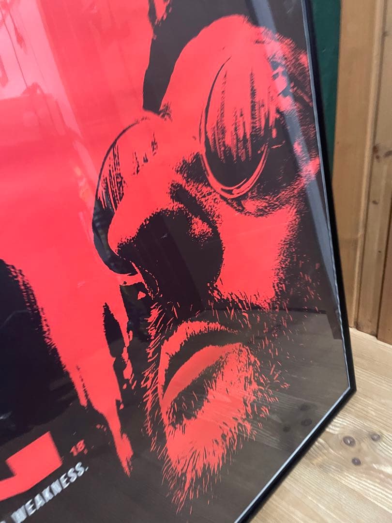 映画レオン　イギリス製　ポスター　ジャンレノ　額縁　12月15日迄