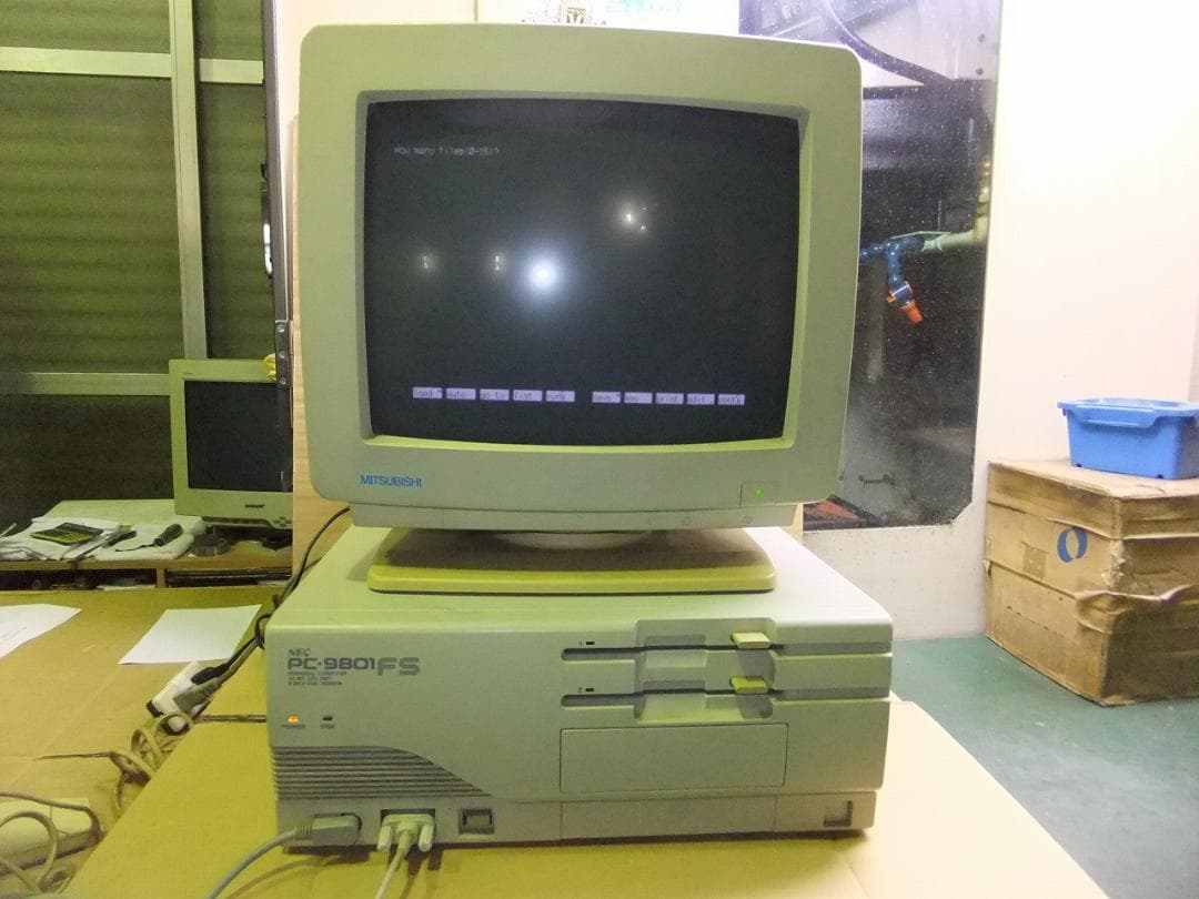 PC-9801FS2 本体 キーボード マウス 電源のみ確認済み