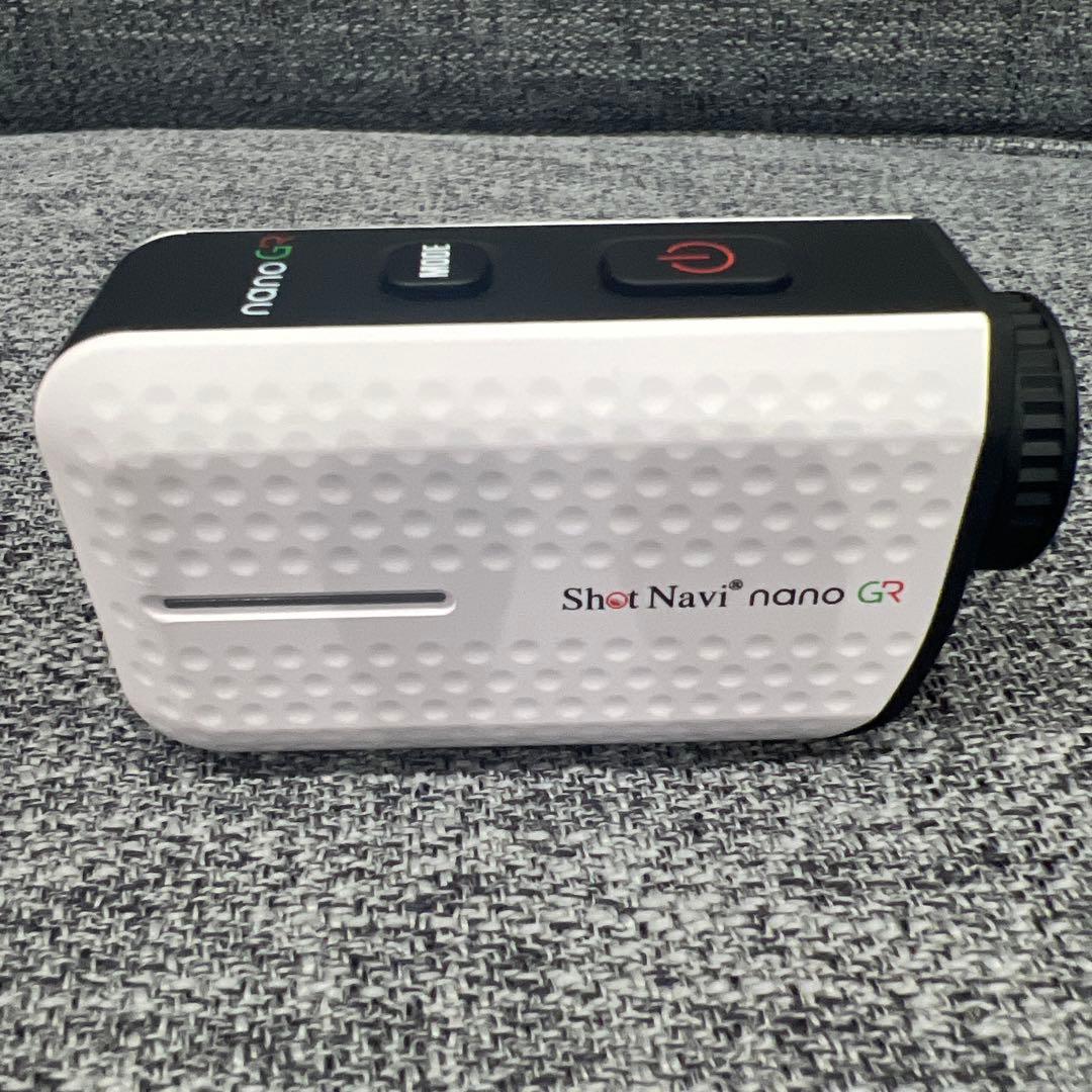 Shot Navi nano GR ゴルフ用距離計 ホワイト2025年モデル