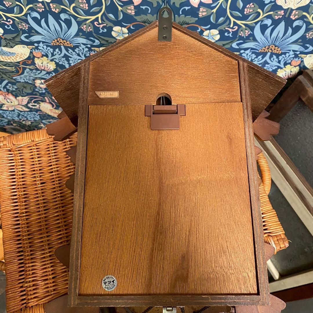 鳩時計 昭和レトロ インテリア 当時物ジャンク品