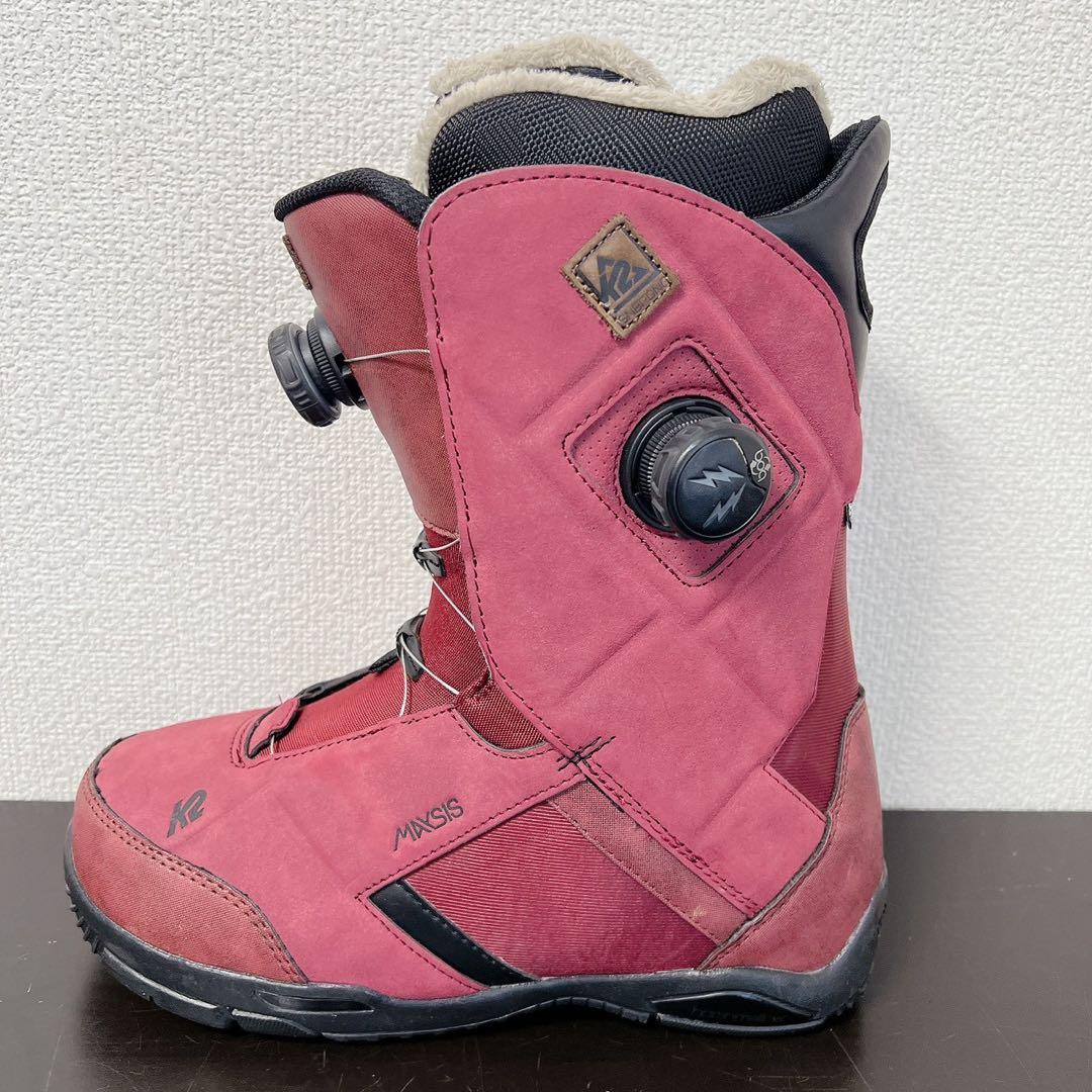 極美品 K2 MAYSISスノーボードブーツ27cmダブルBOAメイシス レッド