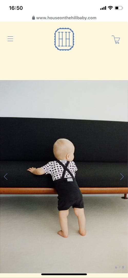 House on the hill short pants ネイビー