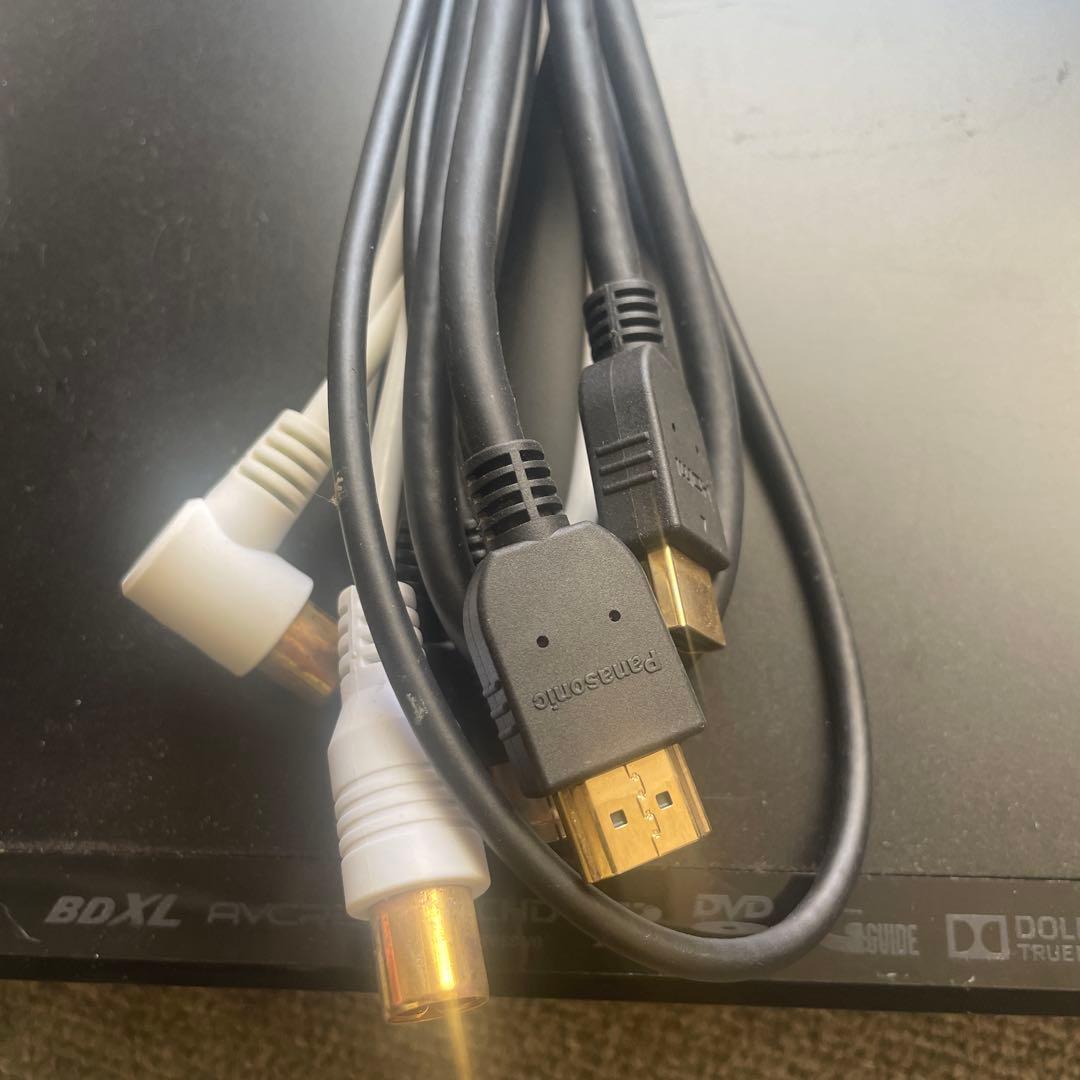 パナソニック ブルーレイレコーダー DMR-BR160 リモコンなど付き