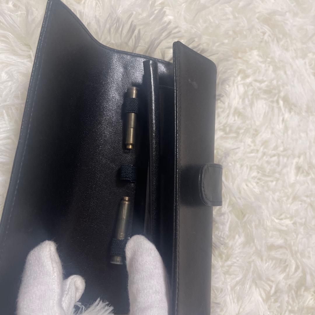 モンブラン　MontBlanc 折り畳みペンケース　ペンケース　黒　革　ビジネス