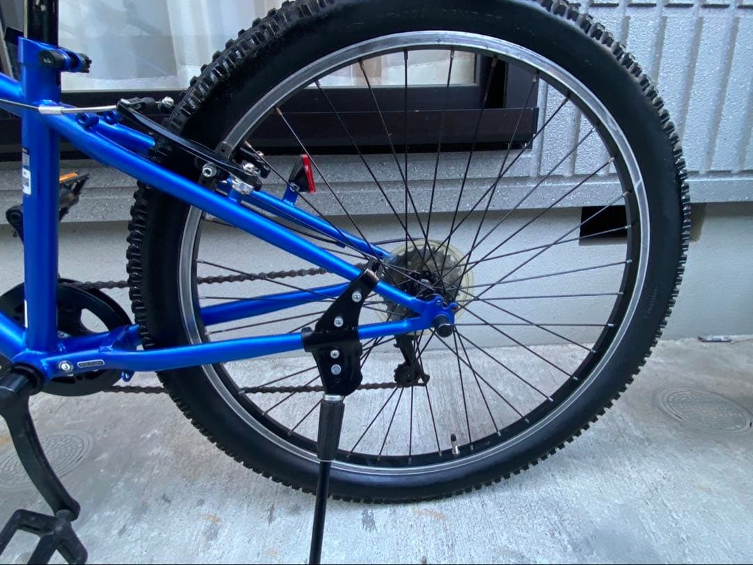 【引き取り限定】Asahi DRIED 26インチ 青色 6速ギア マウンテン