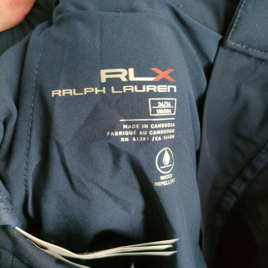 RLX RALPH LAUREN 中綿 ゴルフパンツ 撥水 紺 k