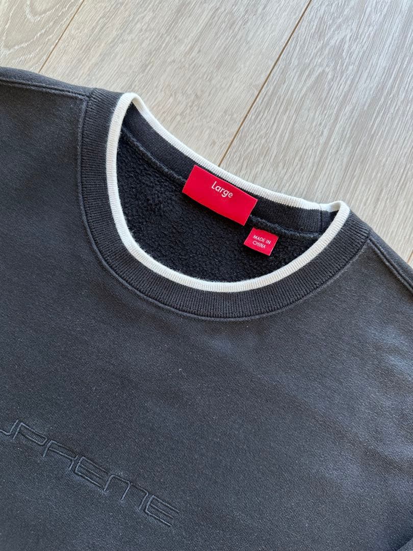 トップス 22ss Supreme Stretch Crewneck Black L