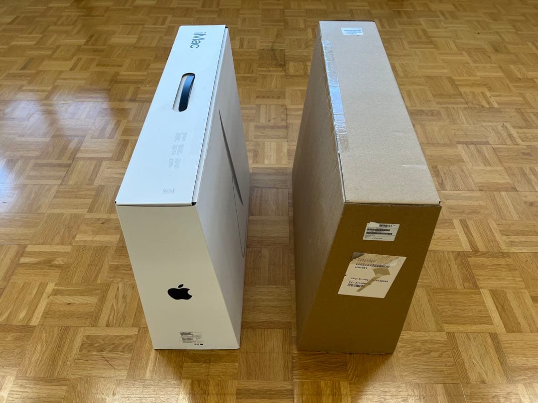 【空箱】iMac 27inch 2020 専用外箱付き 美品