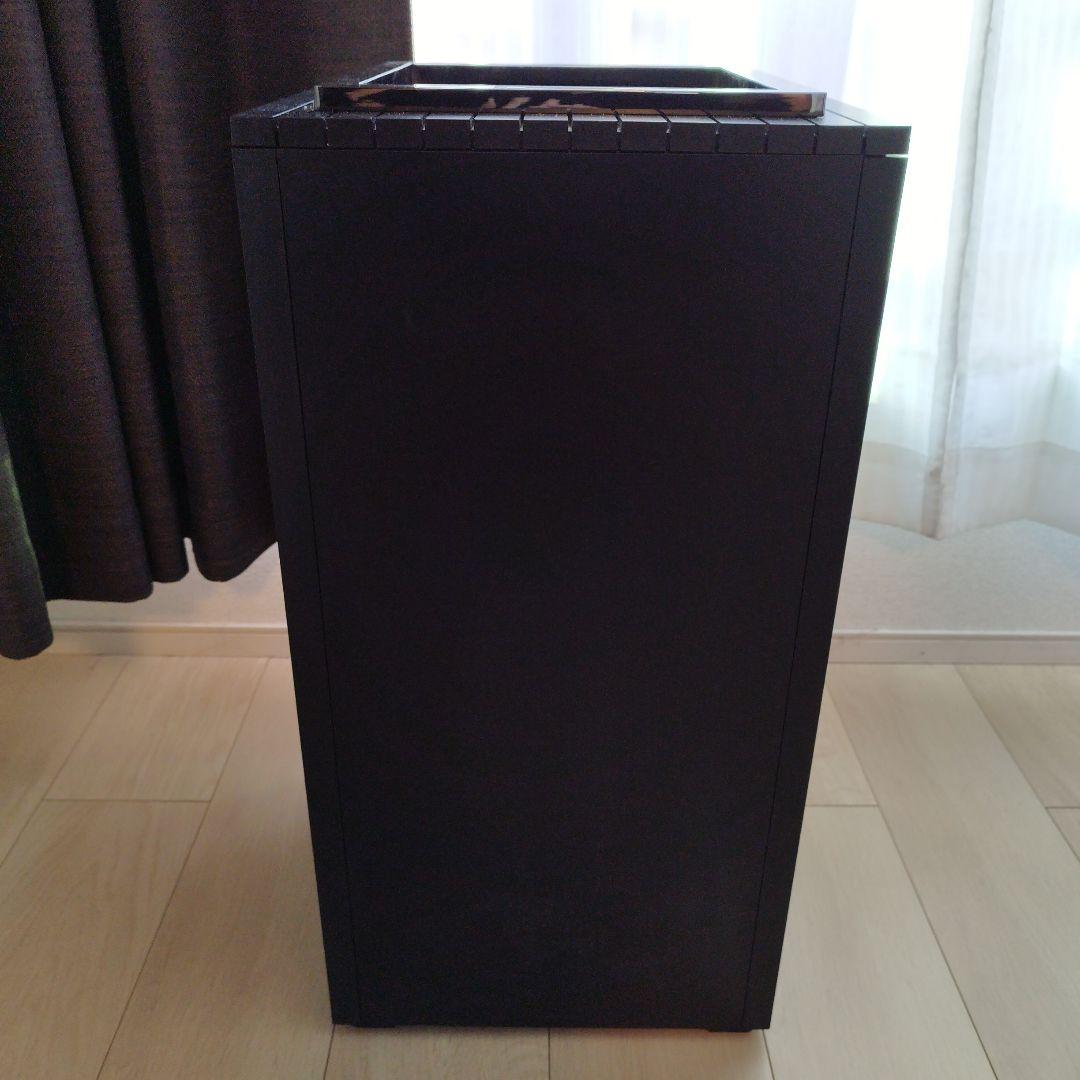 【特価】ZitA SQUARE ブラック ゴミ箱 さくらドーム【ジャンク品】