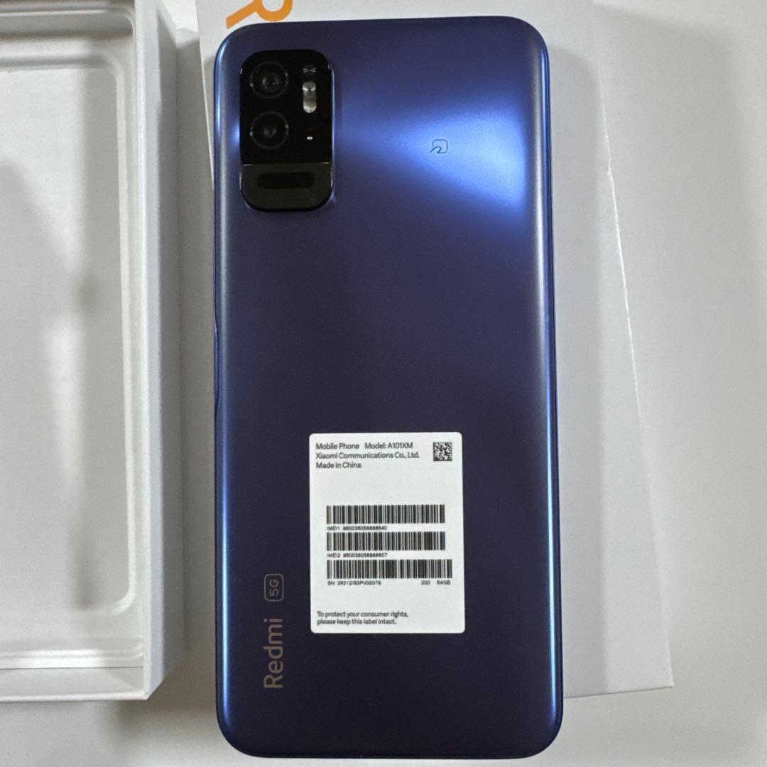 Redmi Note 10T 64Gナイトタイムブルー　本体