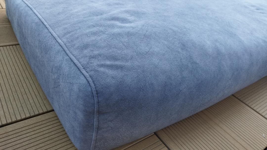 【美品】ナガノインテリア　friendly!!　座クッション 　グレーAF832