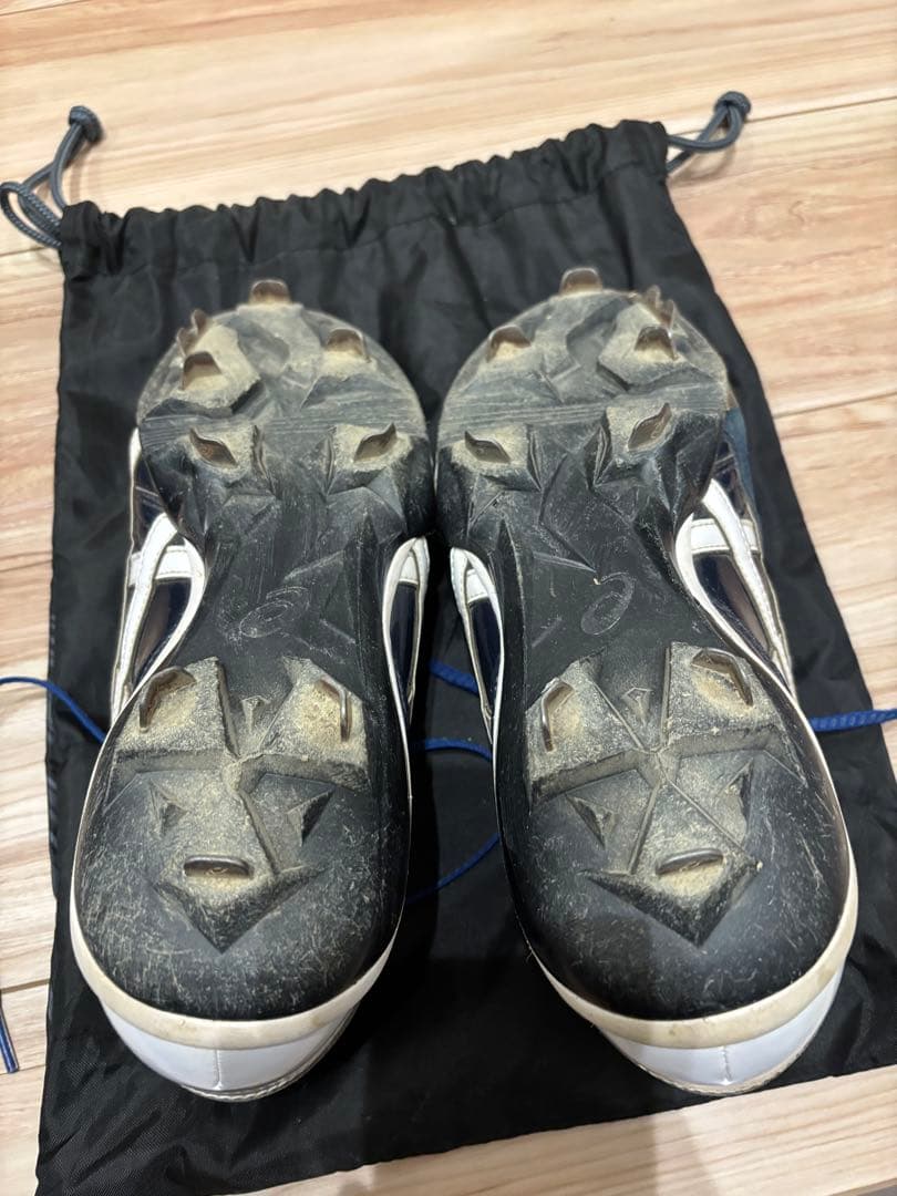 ASICS オーダースパイク投手用 ネイビー/ブラック