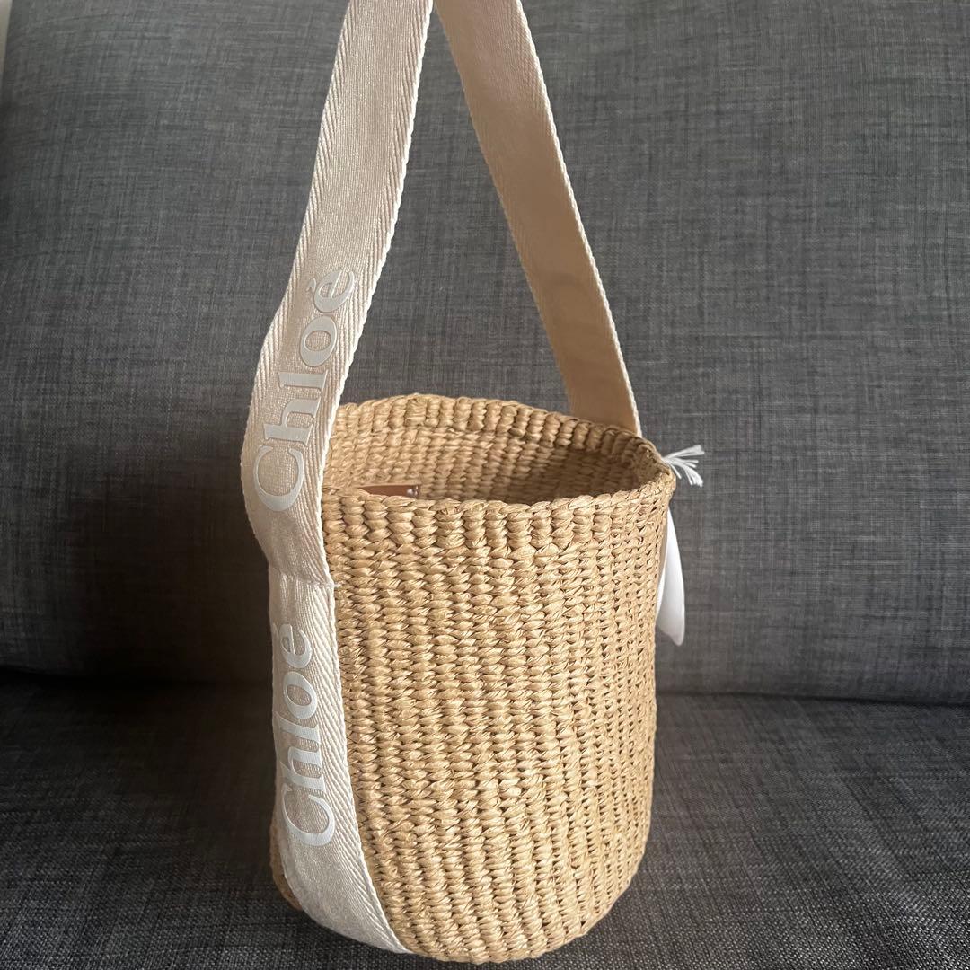 CHLOE クロエ キッズ ロゴ バスケットかごバッグ