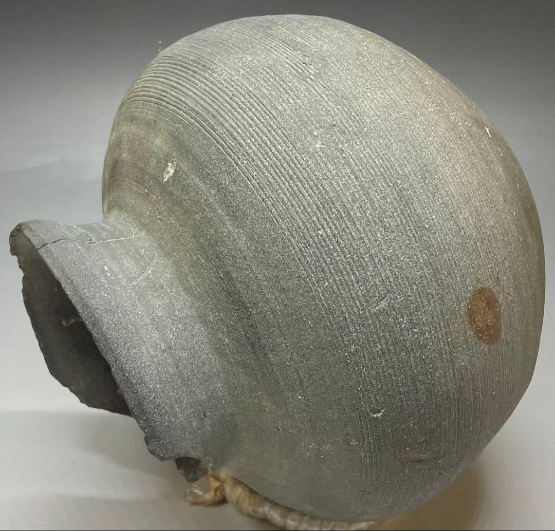 須恵器　新羅　土器　丸瓶　丸壺　箱付　d7703