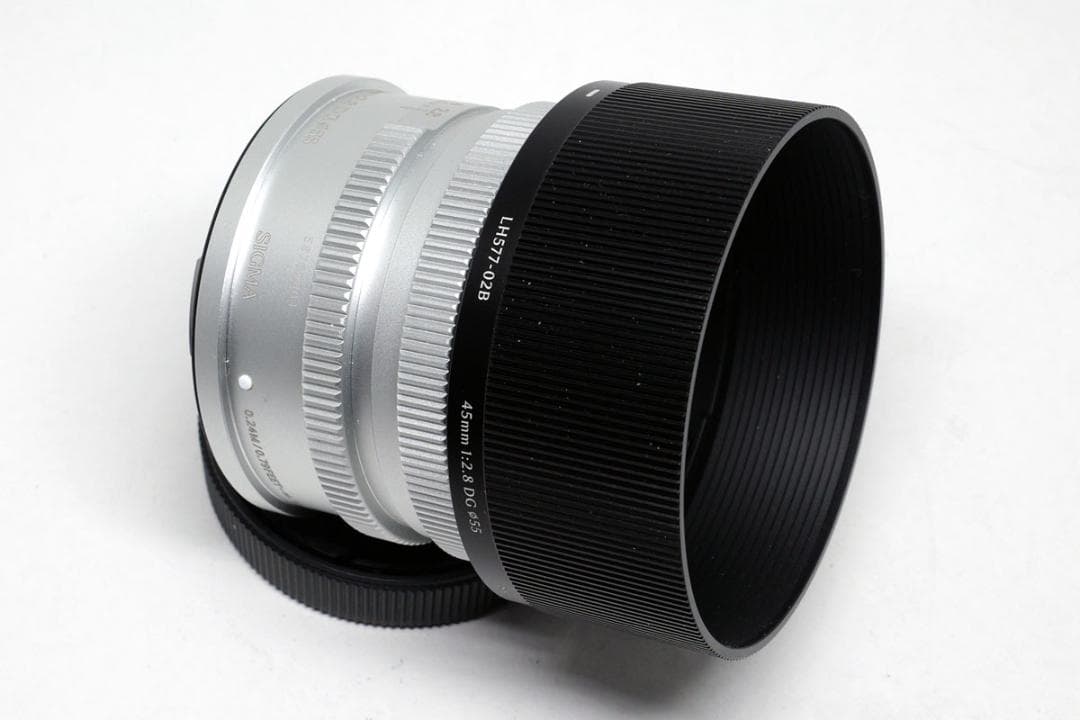 美品　SIGMA 45mm F2.8 DG Lマウント用　シルバー