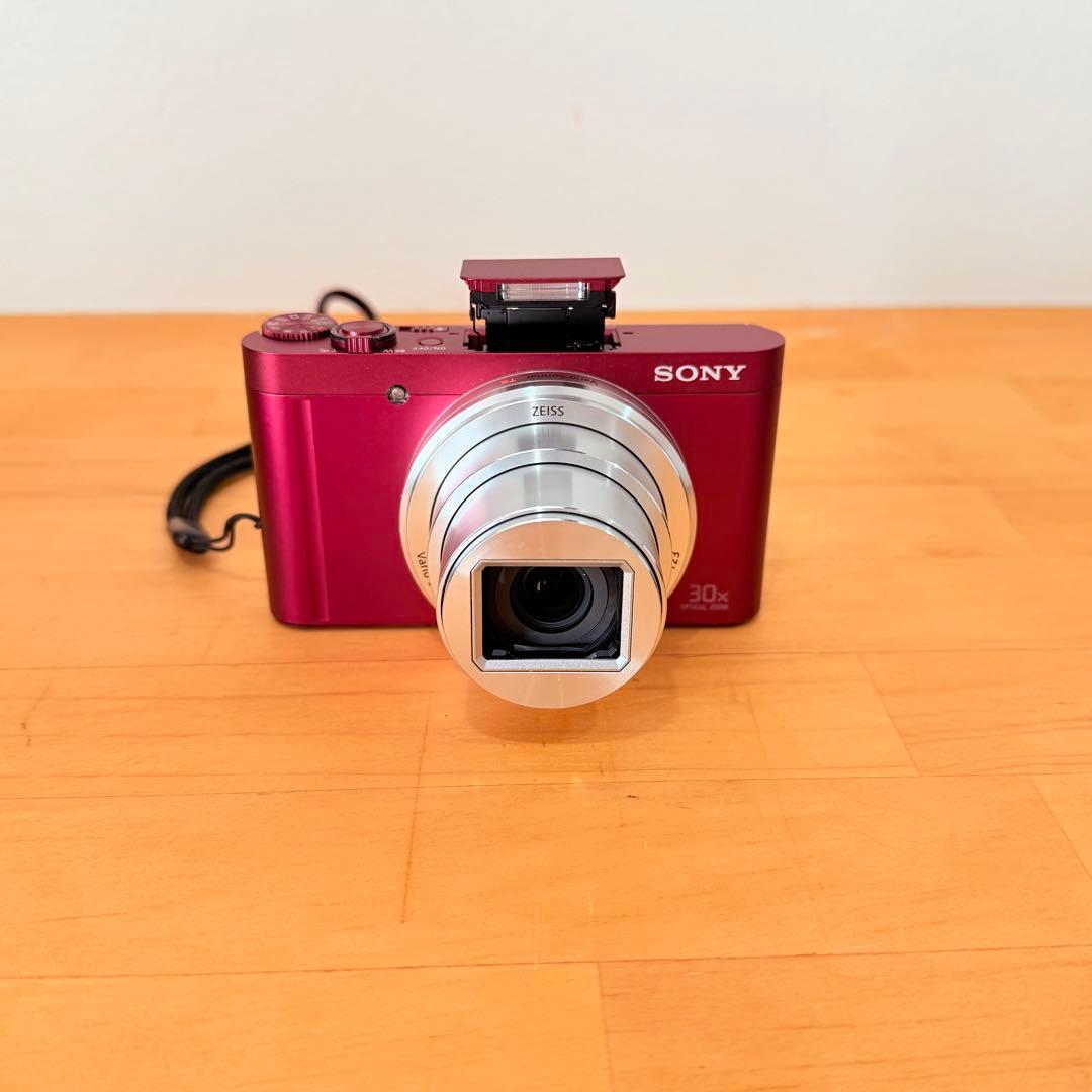 SONY DSC-WX500 サイバーショット　ソニー　レッド　デジカメ