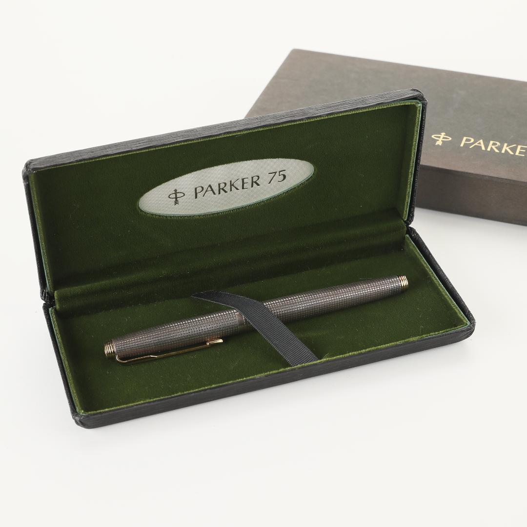 【純正箱付属】PARKER75シズレ 万年筆 スターリングシルバー