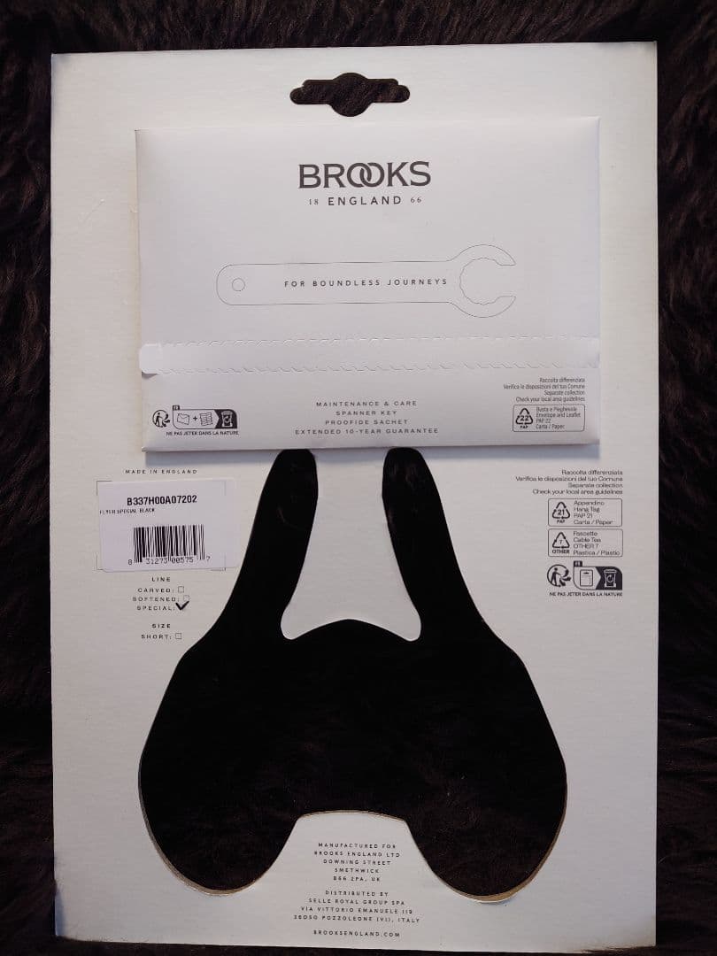 BROOKS B17 Flyer レザーサドル ハニー