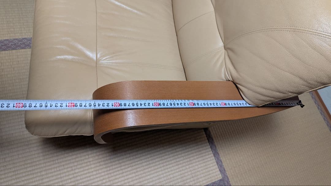 1人掛けソファ　レザー