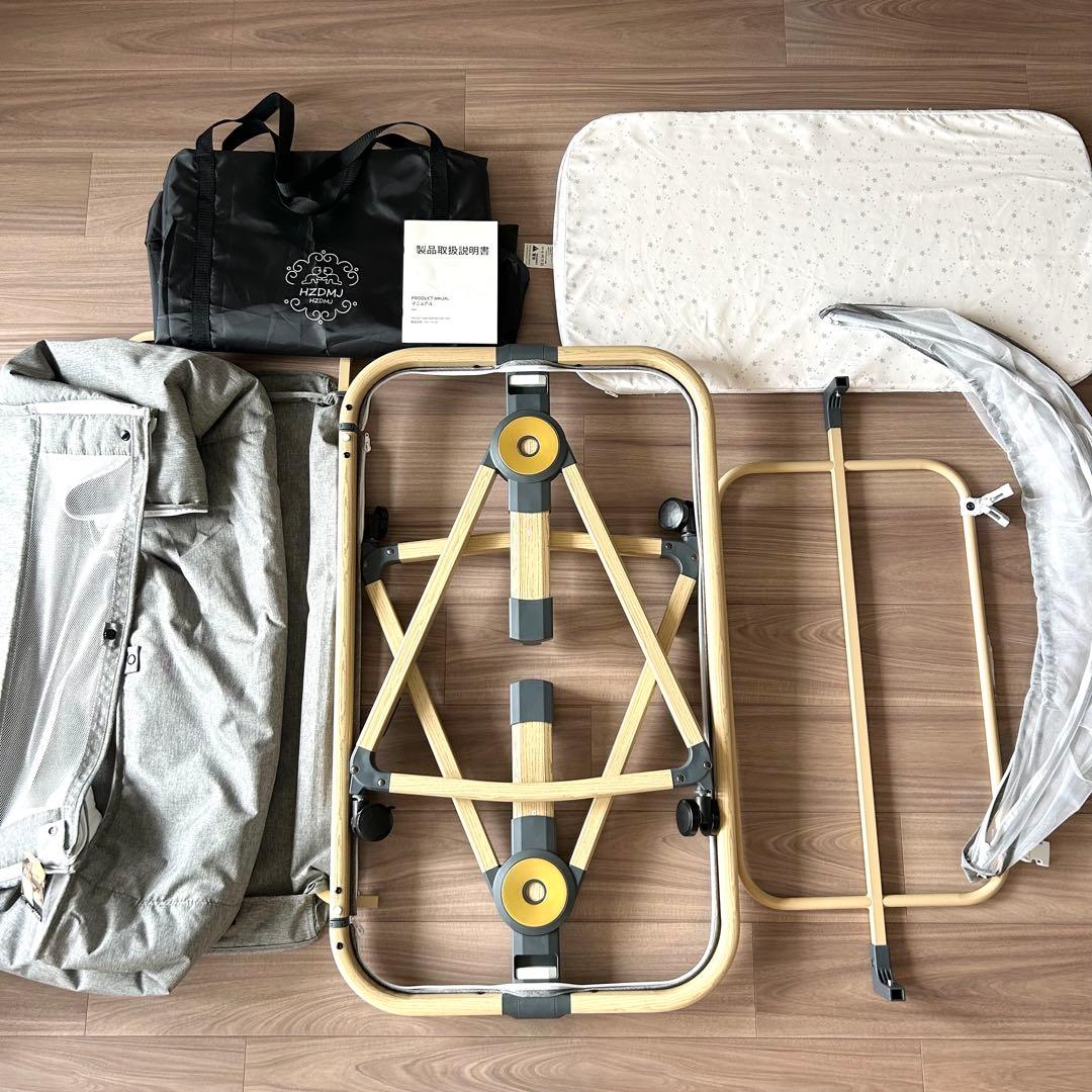 【美品】HZDMJ ベビーベッド