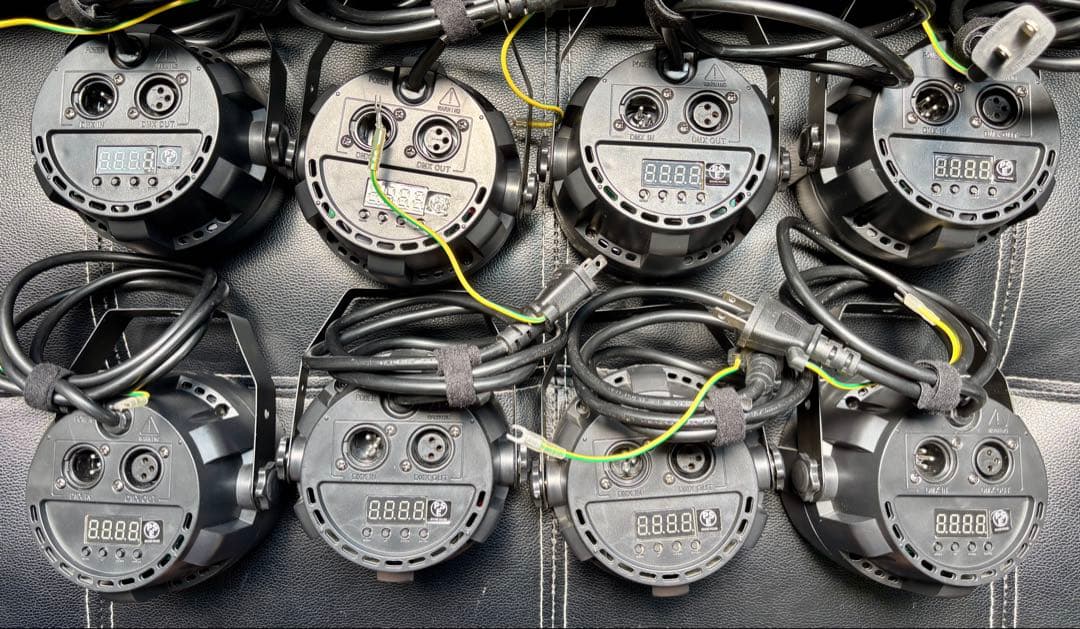 ELIMINATOR Mini Par RGBW LED×8 + ケーブルセット