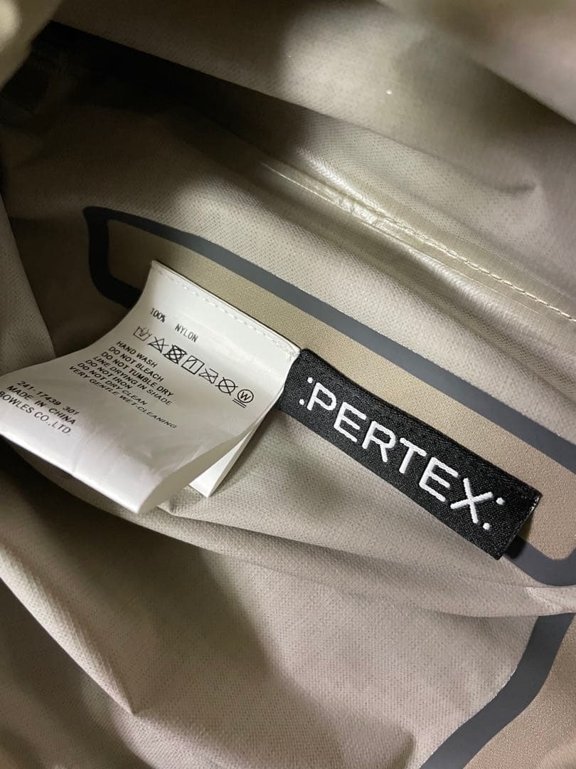 HYKE PERTEX WEP JACKET ナイロン ジャケット ベージュ